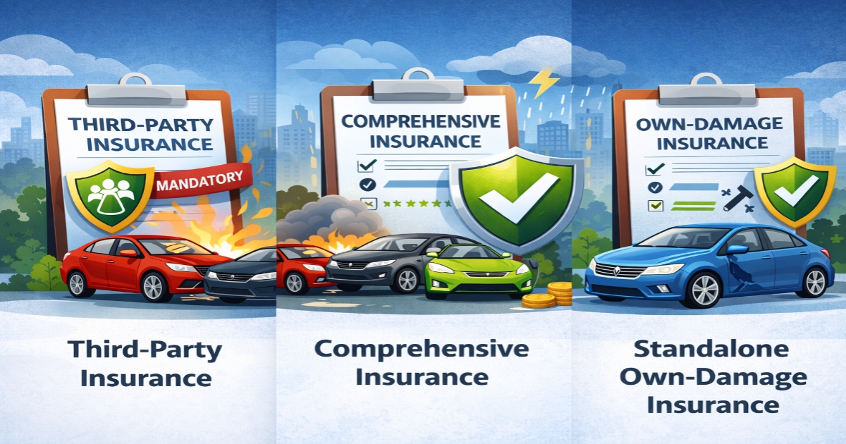 Types of vehicle Insurance