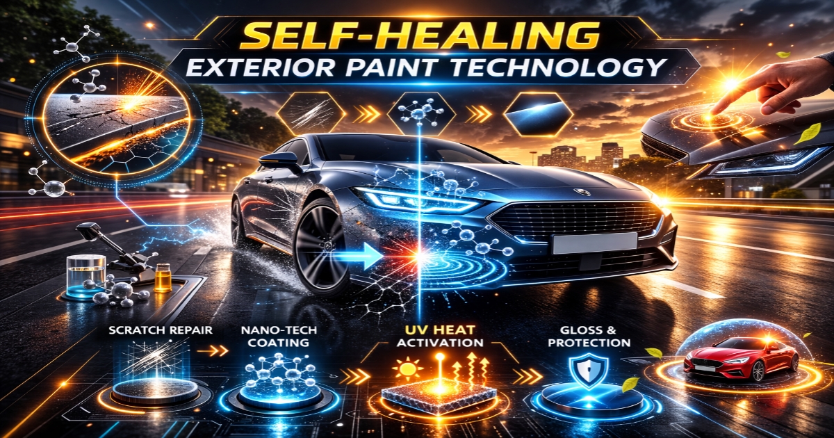 Self-Healing Exterior Paint Technology