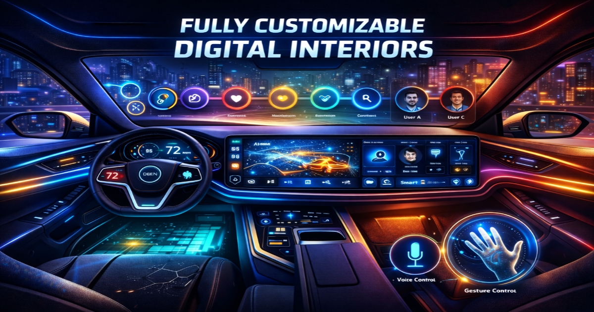 Fully Customizable Digital Interiors
