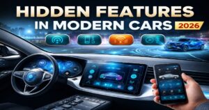Hidden features in modern cars